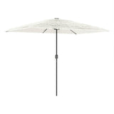 Parasol Vidaxx avec mât en acier 300x200x250 cm blanc