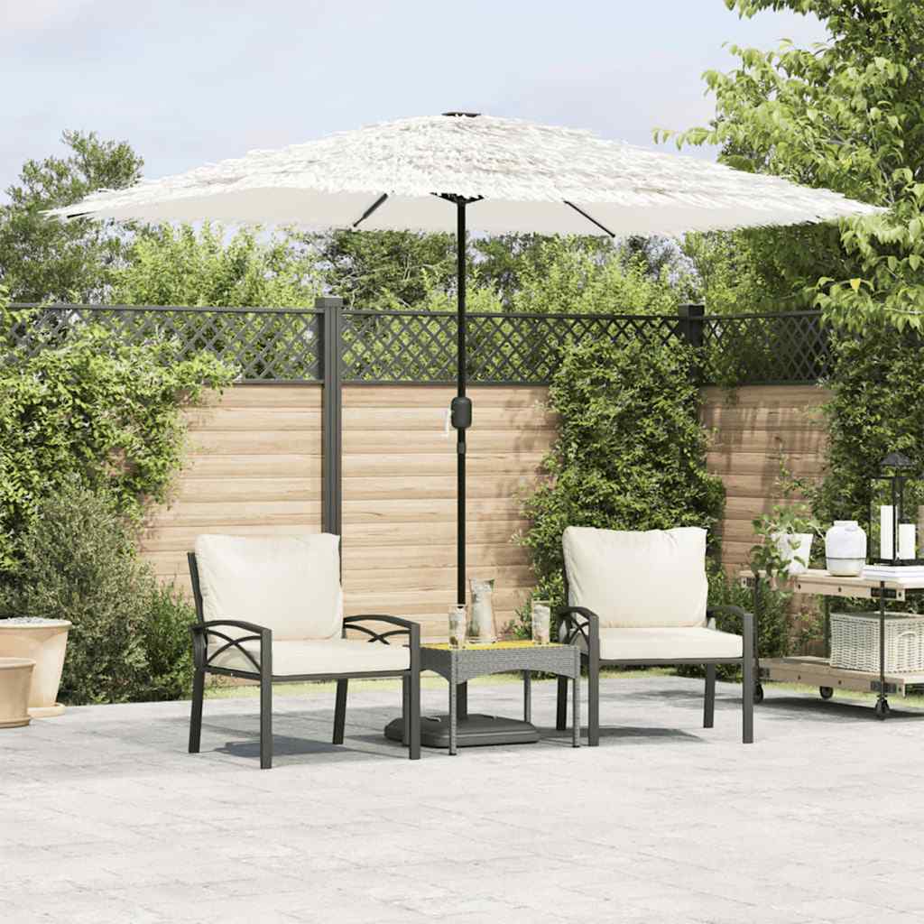 Parasol Vidaxx avec mât en acier 300x200x250 cm blanc