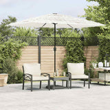 Parasol Vidaxx avec mât en acier 300x200x250 cm blanc