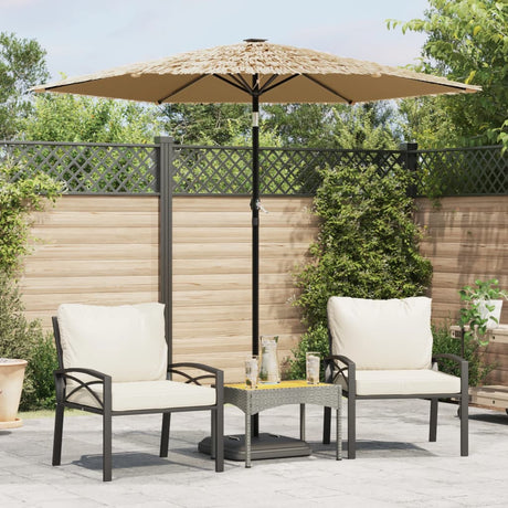 Parasol Vidaxx avec mât en acier 223x223x213 cm marron