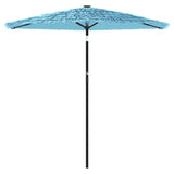 Parasol Vidaxx avec mât en acier 223x223x213 cm bleu