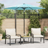 Parasol vidaxl avec poteau en acier 223x223x213 cm bleu