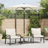 Parasol Vidaxx avec mât en acier 223x223x213 cm blanc