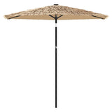 Parasol Vidaxx avec mât en acier 268x268x226 cm marron