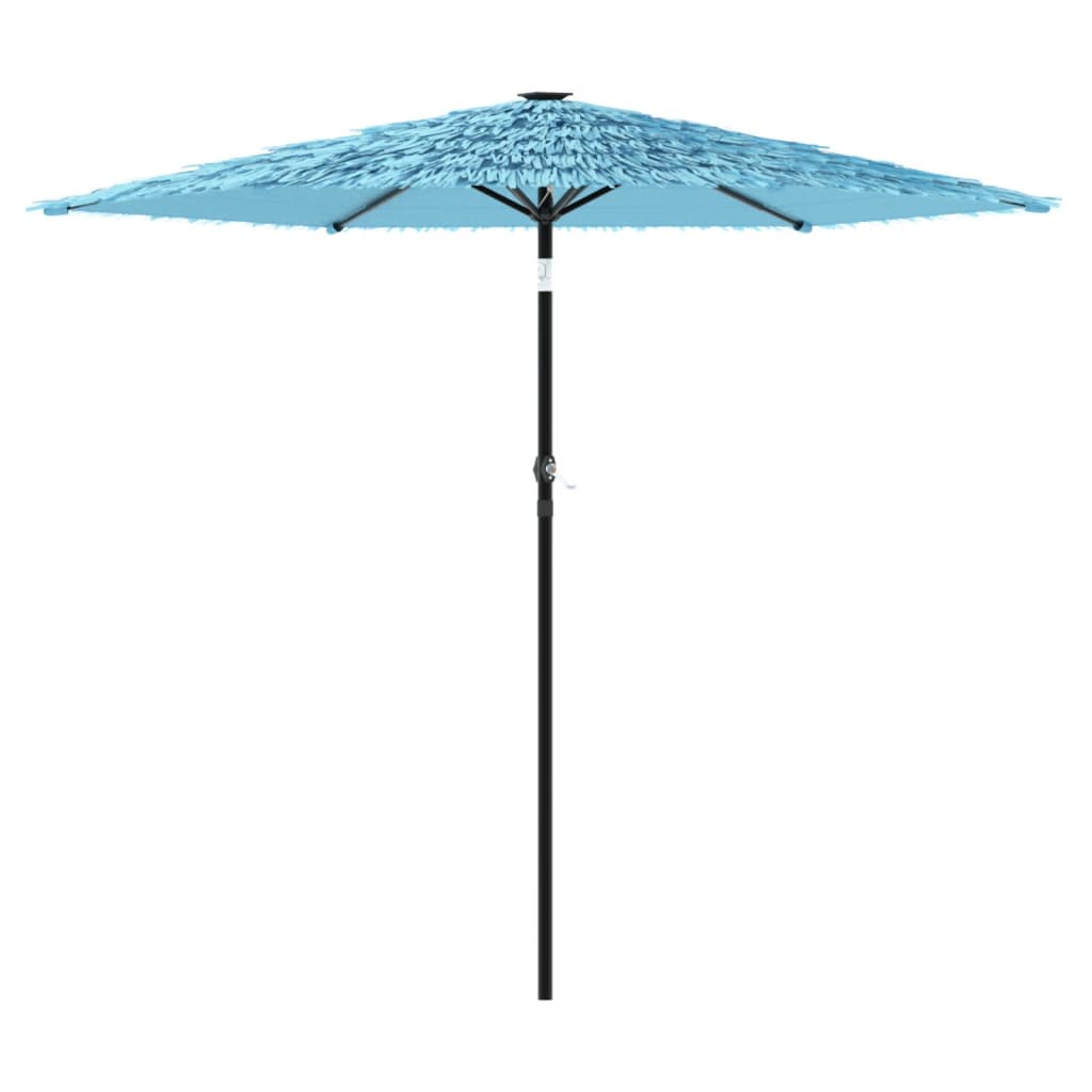 Parasol Vidaxl con poste de acero 268x268x226 cm azul