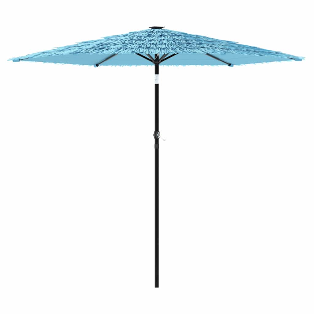 Parasol VidaXL avec mât en acier 268x268x226 cm bleu