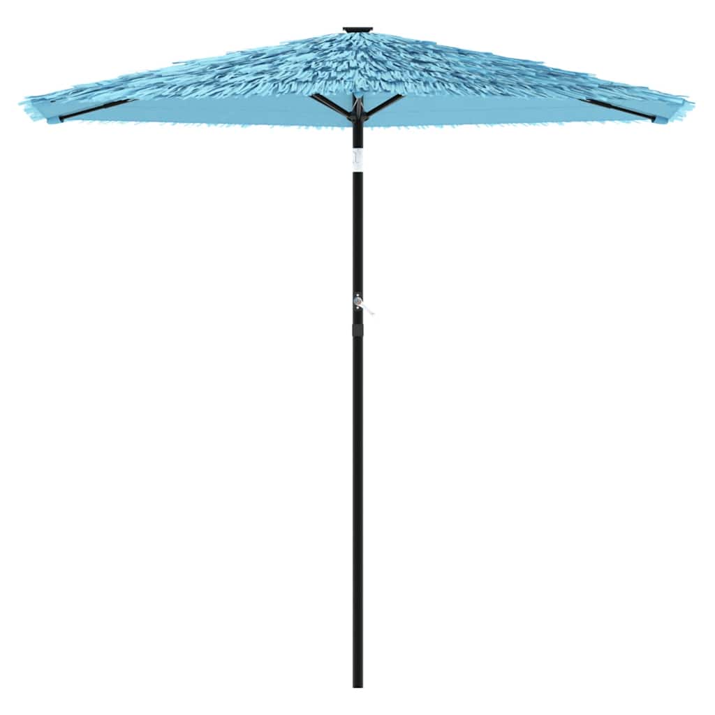 Parasol VidaXL avec mât en acier 268x268x226 cm bleu