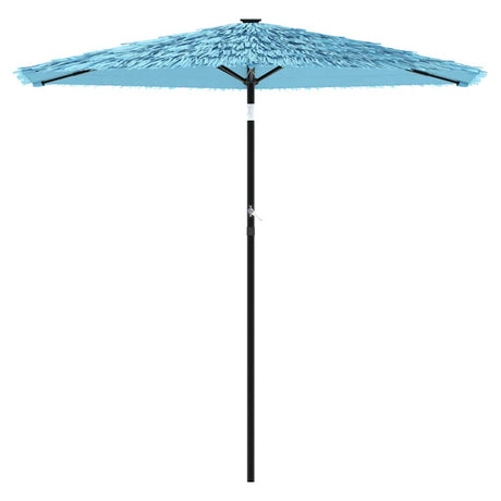 Parasol VidaXL avec mât en acier 268x268x226 cm bleu