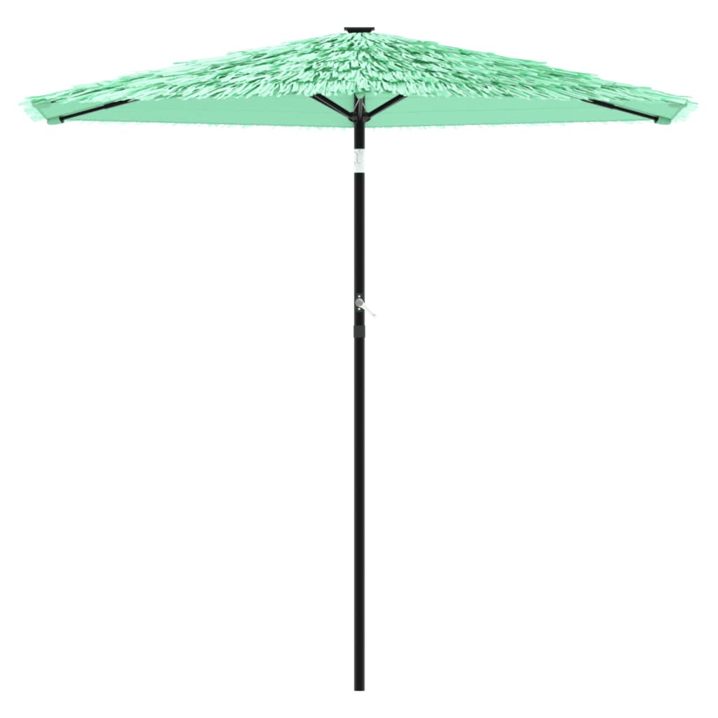 Vidaxl Parasol med stålstång 268x268x226 cm grön