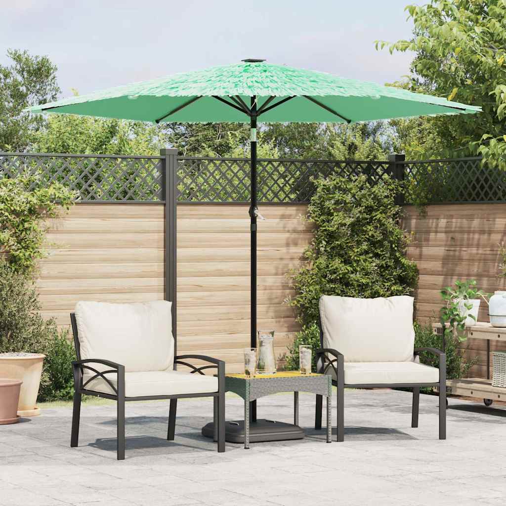 Parasol Vidaxx avec mât en acier 268x268x226 cm vert