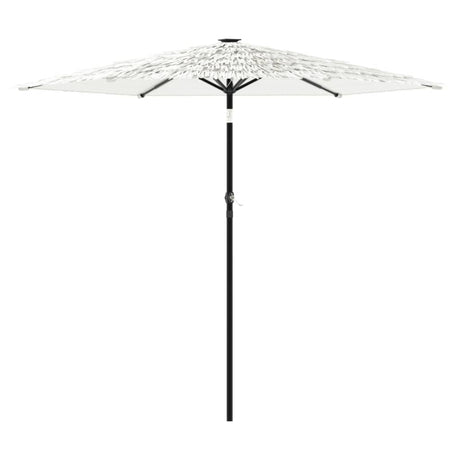 Parasol Vidaxx avec mât en acier 268x268x226 cm blanc