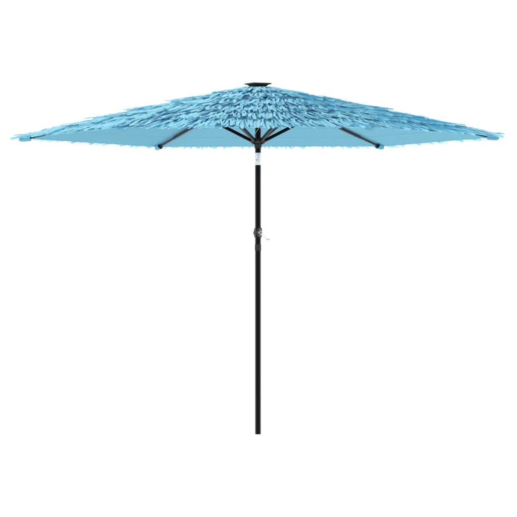 Parasol vidaxl avec poteau en acier 288x288x225 cm bleu