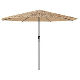 Parasol Vidaxx avec mât en acier 324x324x247 cm marron