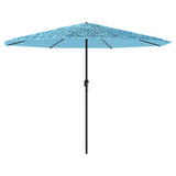 Parasol Vidaxx avec mât en acier 324x324x247 cm bleu