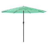 Parasol Vidaxx avec mât en acier 324x324x247 cm vert