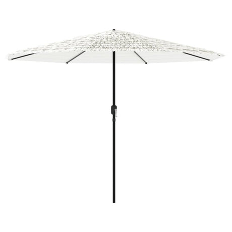 Parasol Vidaxx avec mât en acier 324x324x247 cm blanc
