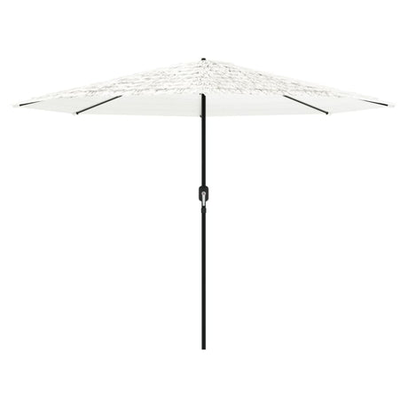 Parasol Vidaxx avec mât en acier 324x324x247 cm blanc