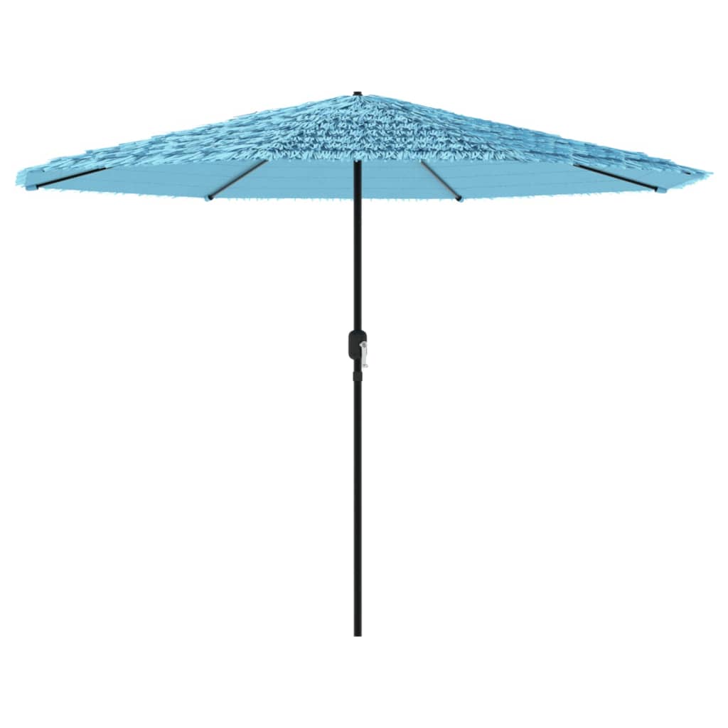 Vidaxl Parasol with steel pole 388x388x248 cm blue