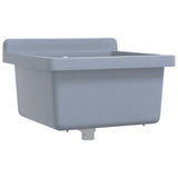 Vidaxx lavabo mural 40x40x24 cm résine gris
