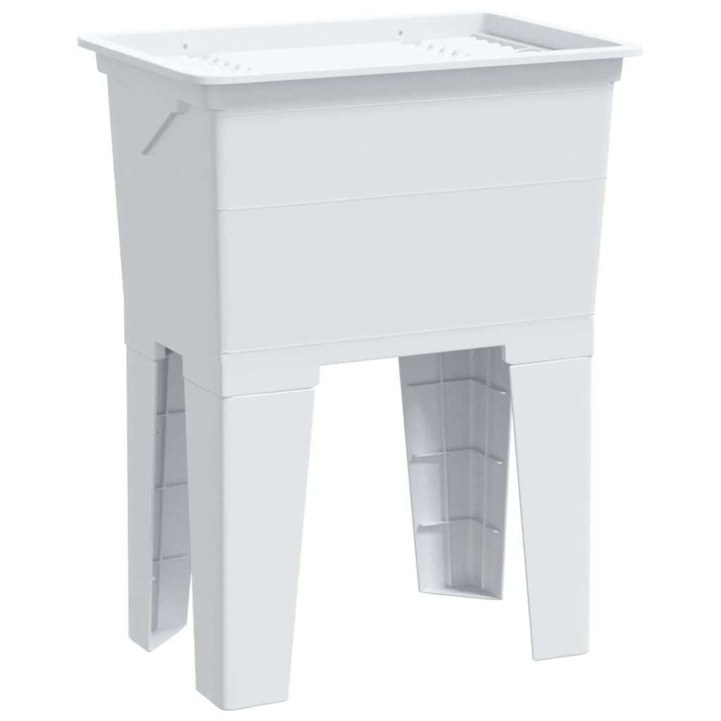 Vidaxx lavabo 59x41x75 cm résine blanche