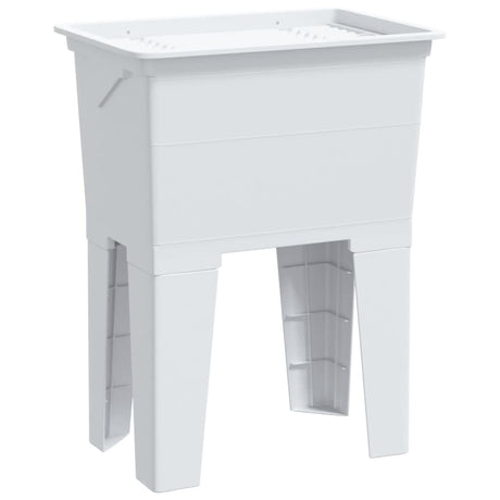 Vidaxx lavabo 59x41x75 cm résine blanche