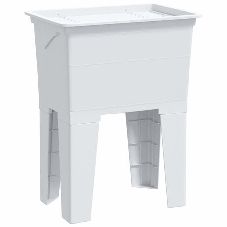 Vidaxx lavabo 59x41x75 cm résine blanche