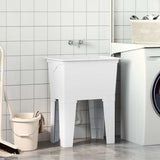 Vidaxx lavabo 59x41x75 cm résine blanche