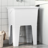 Vidaxx lavabo 59x41x75 cm résine blanche