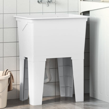 Vidaxx lavabo 59x41x75 cm résine blanche