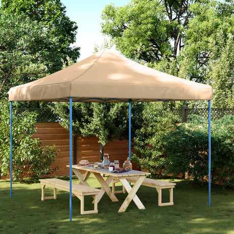 VidaXL tente de fête pliable pop-up 292x292x315 cm beige