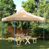 Vidaxl PartyTent Składane wyskakujące okienko 292x292x315 cm beige