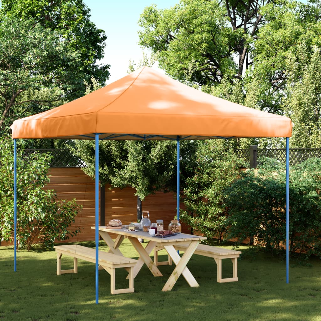 Vidaxl Parttent sammenfoldelig pop-up 292x292x315 cm orange