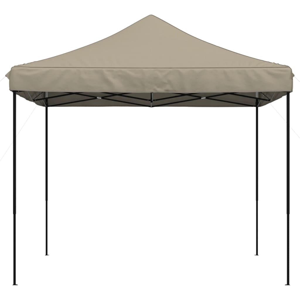 VidaXL tente de fête pliable pop-up 292x292x315 cm taupe
