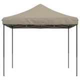 Vidaxl PartyTent Składane wyskakujące okienko 292x292x315 cm taupe