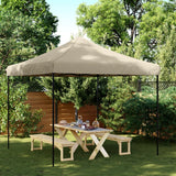 Vidaxl PartyTent sammenleggbar pop-up 292x292x315 cm taupe