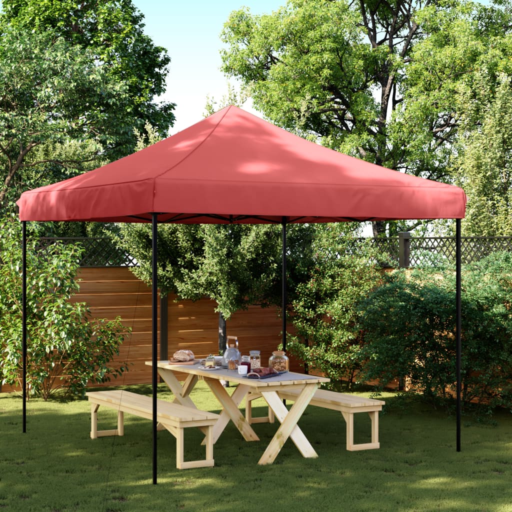 Vidaxl Partytent Foldable Popup 292x292x315 cm Bordeaux Rot