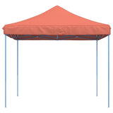 Vidaxl Partytent zložljivo pojavno okno 292x292x315 cm terakota