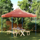 VidaXL tente de fête pliable pop-up 292x292x315 cm terre cuite