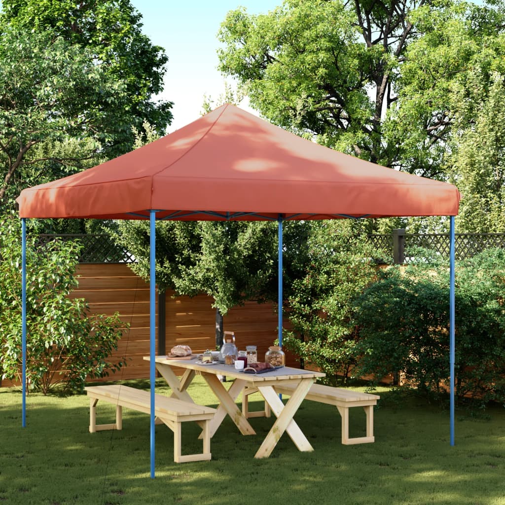 Vidaxl PartyTent Poplepput plegable 292x292x315 cm terracota