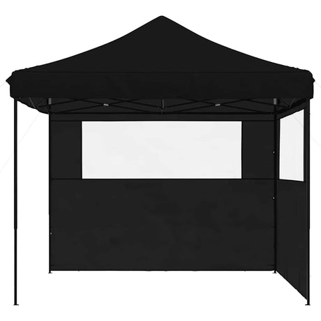 VidaXL Tente de fête pop-up pliable avec 2 parois latérales noir