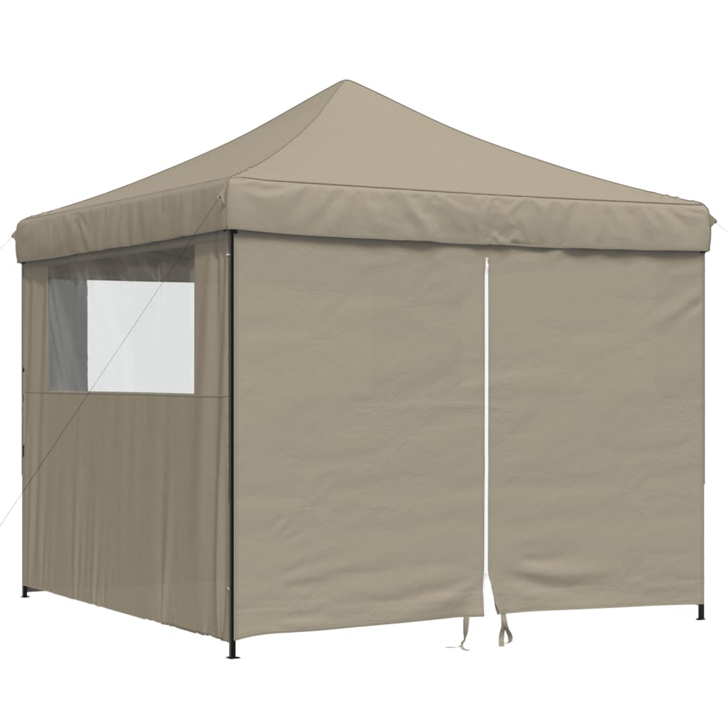 Vidaxl PartyTent Pobles emergentes plegables con 4 paredes laterales Tope