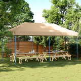 Vidaxl PartyTent Składane wyskakujące okienko 580x292x315 cm beige