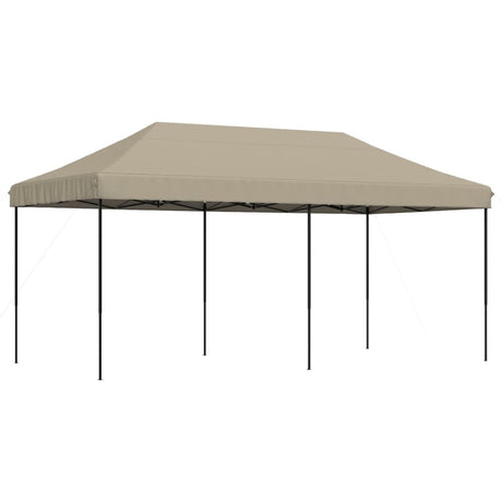 VidaXL tente de fête pliable pop-up 580x292x315 cm taupe