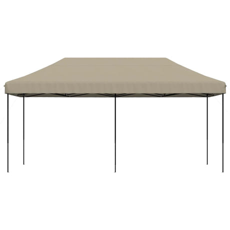 VidaXL tente de fête pliable pop-up 580x292x315 cm taupe