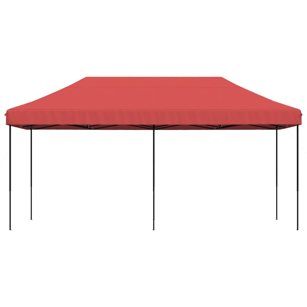 Vidaxl PartyTent Pop-up pieghevole 580x292x315 cm Bordeaux rosso