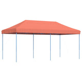 VidaXL tente de fête pliable pop-up 580x292x315 cm terre cuite