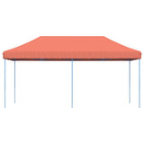 VidaXL tente de fête pliable pop-up 580x292x315 cm terre cuite