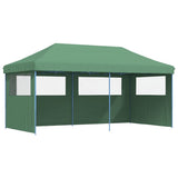 Vidaxl Partytent Foldable Pop-Up With 3 Side Walls Green