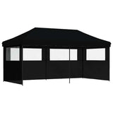 Vidaxx tente de fête pop-up pliable avec 3 parois latérales noir
