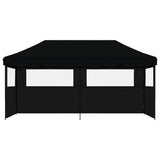 Vidaxx tente de fête pop-up pliable avec 3 parois latérales noir